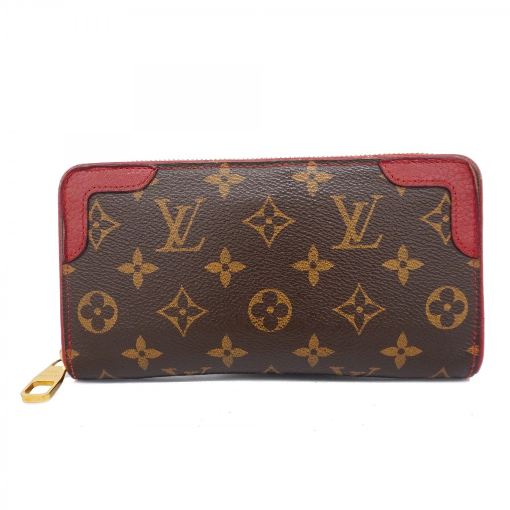 ルイ・ヴィトン(Louis Vuitton) ルイ・ヴィトン 長財布 モノグラム ジッピーウォレットレティーロ M61854 ブラウン スリーズメンズ レディース