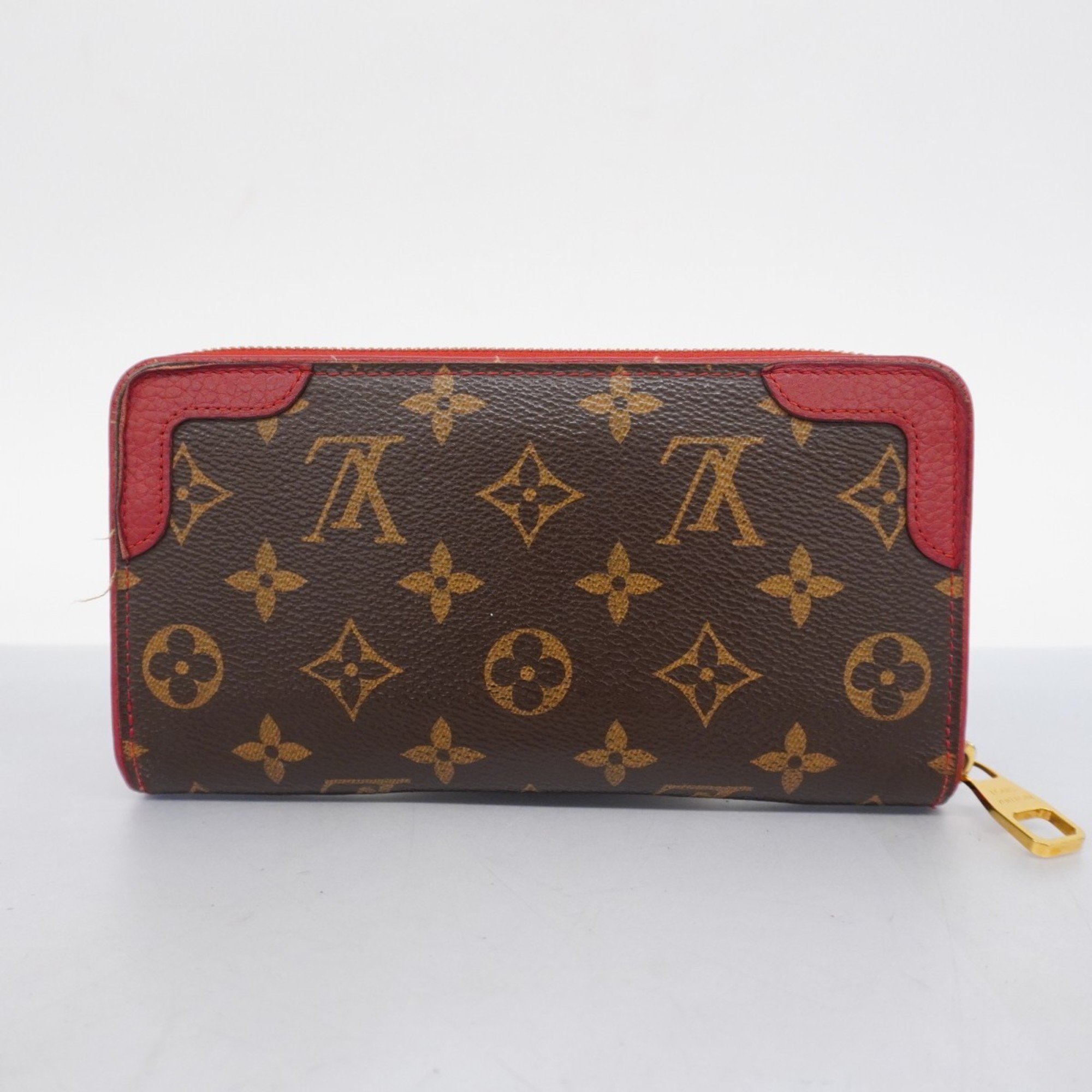 ルイ・ヴィトン(Louis Vuitton) ルイ・ヴィトン 長財布 モノグラム ジッピーウォレットレティーロ M61854 ブラウン スリーズメンズ レディース