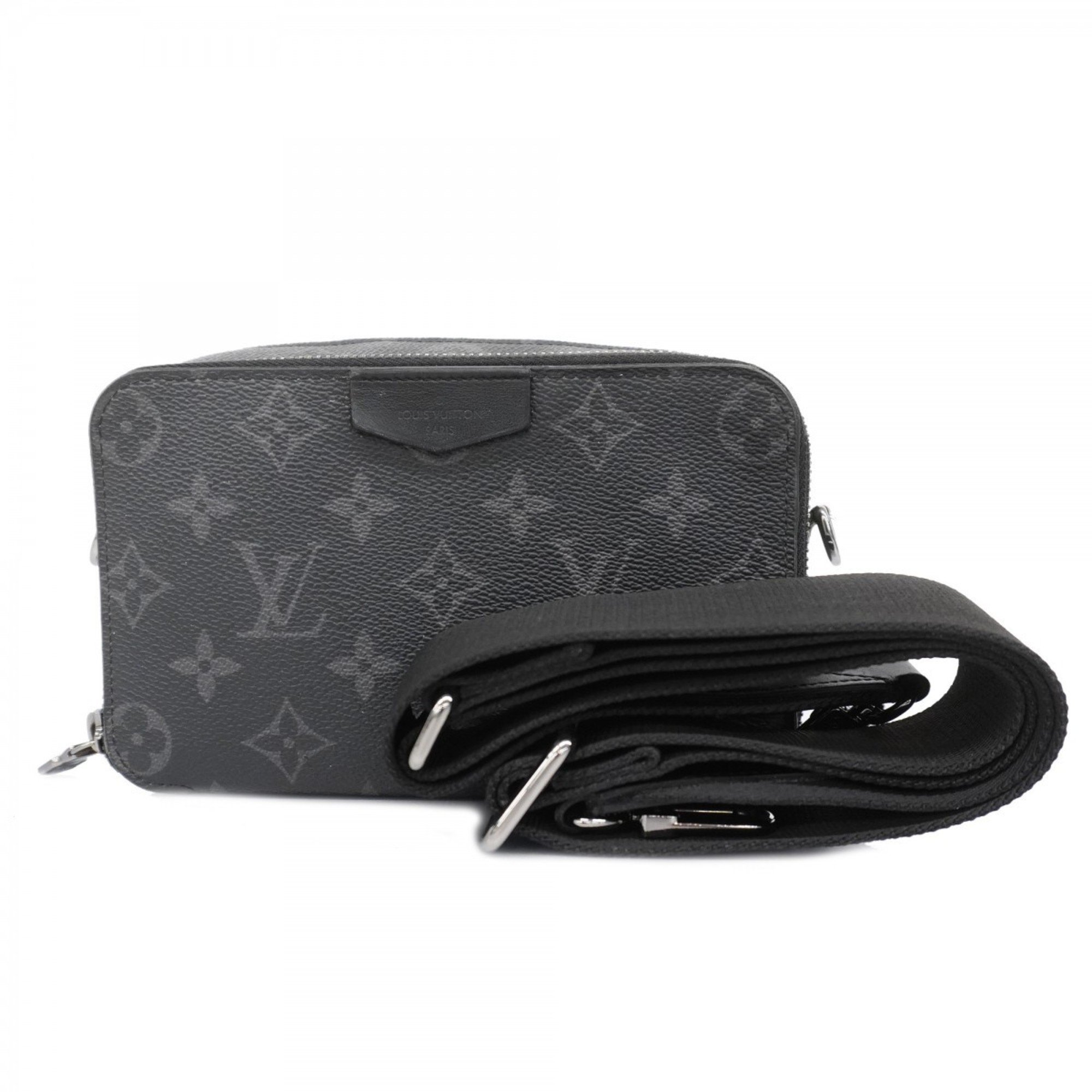 ルイ・ヴィトン(Louis Vuitton) ルイ・ヴィトン ショルダーバッグ モノグラム・エクリプス アルファ ウエアラブル M81260 ブラック グレーメンズ