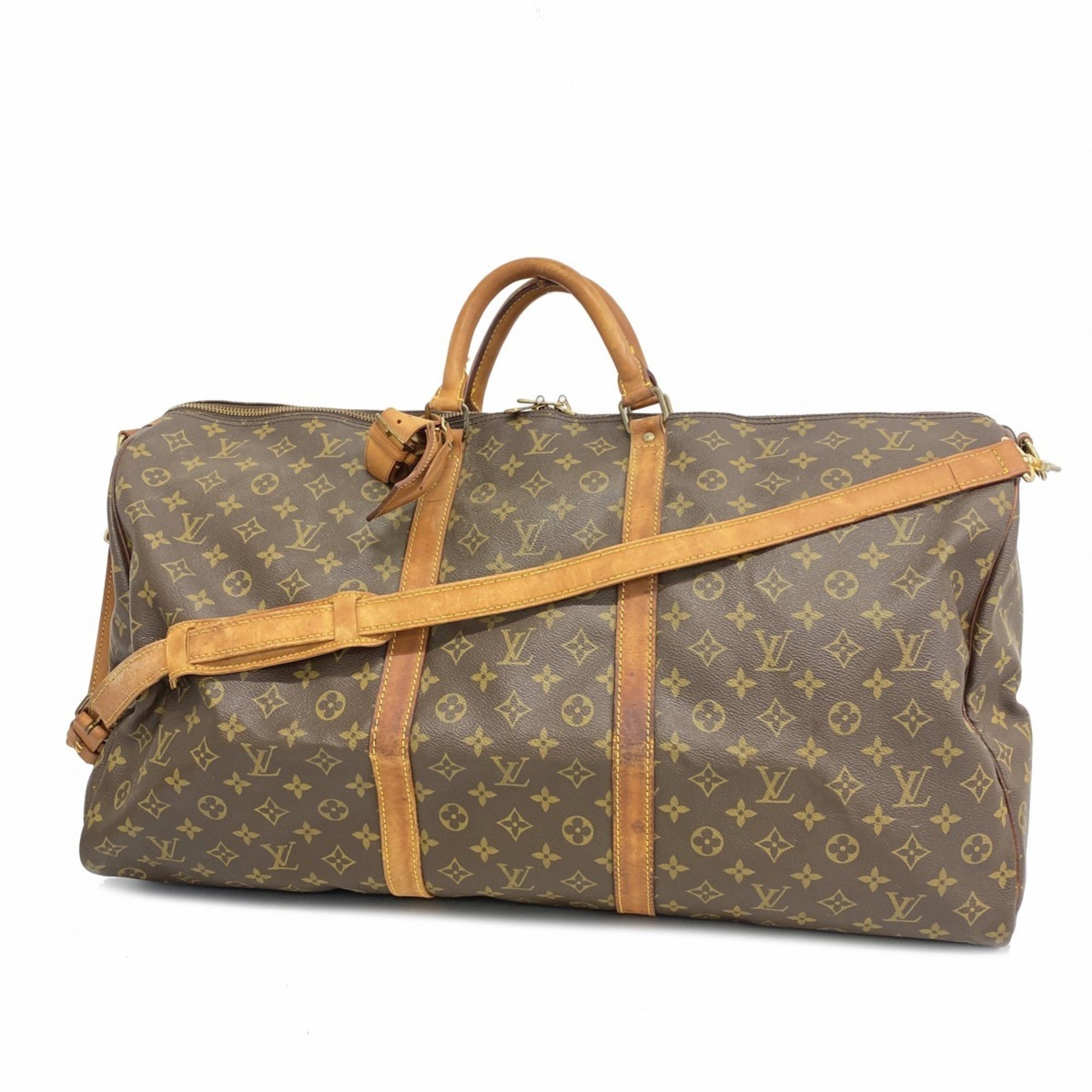 ルイ・ヴィトン(Louis Vuitton) ルイ・ヴィトン ボストンバッグ モノグラム キーポルバンドリエール60 M41412 ブラウンメンズ  レディース | eLADY Globazone