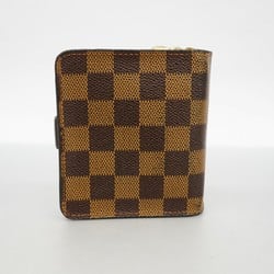 ルイ・ヴィトン(Louis Vuitton) ルイ・ヴィトン 財布 ダミエ コンパクトジップ N61668 エベヌメンズ レディース