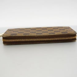 ルイ・ヴィトン(Louis Vuitton) ルイ・ヴィトン 長財布 ダミエ ジッピーウォレット N60015 エベヌメンズ レディース