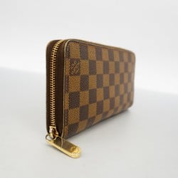 ルイ・ヴィトン(Louis Vuitton) ルイ・ヴィトン 長財布 ダミエ ジッピーウォレット N60015 エベヌメンズ レディース