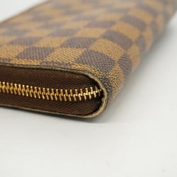 ルイ・ヴィトン(Louis Vuitton) ルイ・ヴィトン 長財布 ダミエ ジッピーウォレット N60015 エベヌメンズ レディース