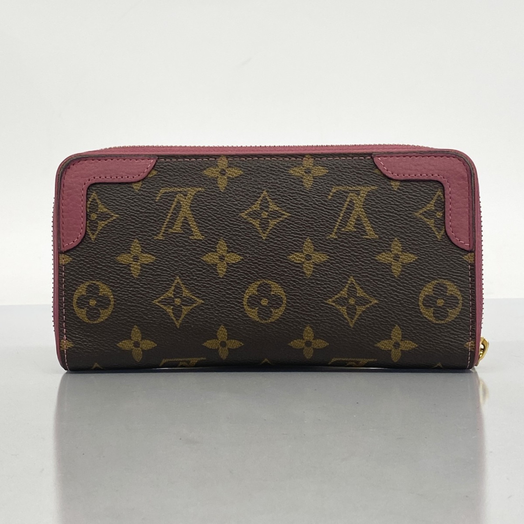 ルイ・ヴィトン(Louis Vuitton) ルイ・ヴィトン 長財布 モノグラム ジッピーウォレットレティーロ M64151 ローズブリュイエールレディース