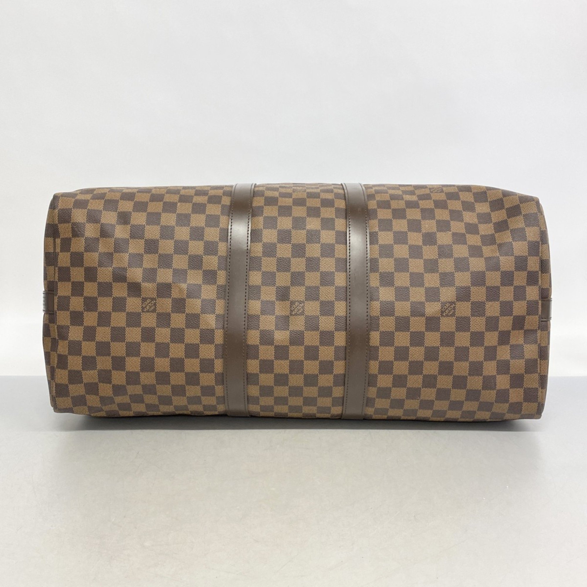 ルイ・ヴィトン(Louis Vuitton) ルイ・ヴィトン ボストンバッグ ダミエ キーポルバンドリエール55 N41414 エベヌメンズ レディース