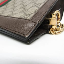 グッチ(Gucci) オフディア ミディアム GG 503876 レディース PVC,レザー ショルダーバッグ ブラウン