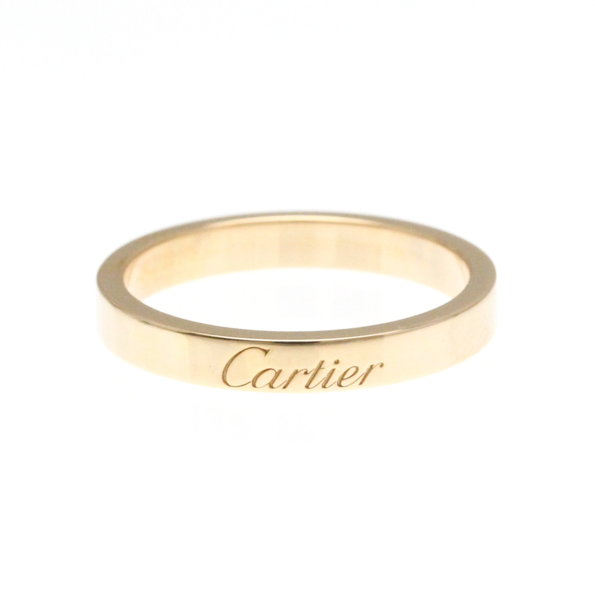 カルティエ(Cartier) C ドゥ カルティエ ウェディング リング K18ピンクゴールド(K18PG) ファッション 無し バンドリング ピンクゴールド(PG)