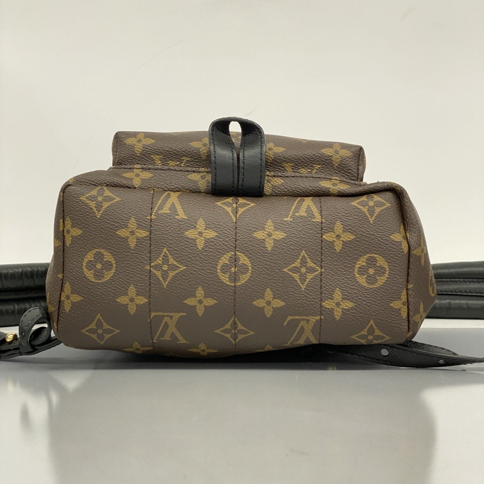 ルイ・ヴィトン(Louis Vuitton) ルイ・ヴィトン リュック・デイパック モノグラム パームスプリングス バックパックPM M44871 ブラウン ブラックレディース