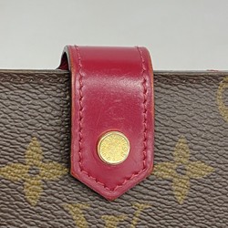 ルイ・ヴィトン(Louis Vuitton) ルイ・ヴィトン 名刺入れ モノグラム ポルトカルト M69762 ブラウン フューシャレディース