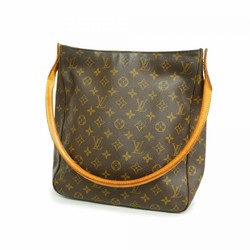 ルイ・ヴィトン(Louis Vuitton) ルイ・ヴィトン ショルダーバッグ モノグラム ルーピングGM M51145 ブラウンレディース