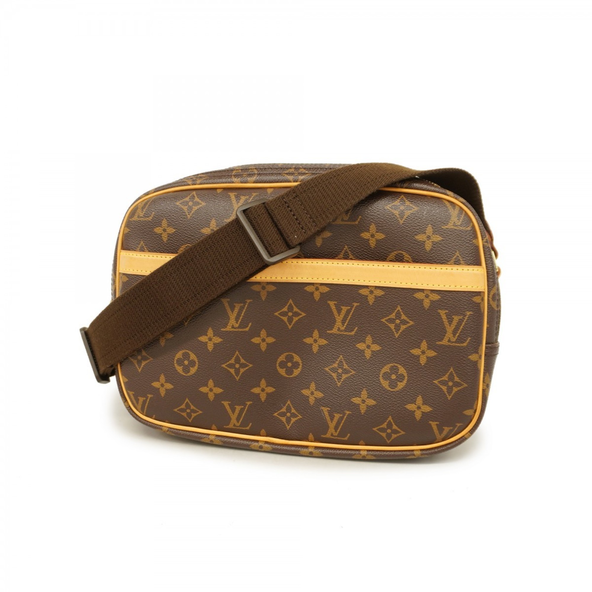 ルイ・ヴィトン(Louis Vuitton) ルイ・ヴィトン ショルダーバッグ モノグラム リポーターPM M45254 ブラウンレディース