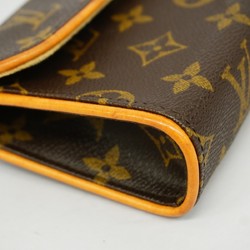 ルイ・ヴィトン(Louis Vuitton) ルイ・ヴィトン ウエストバッグ モノグラム ポシェットフロランティーヌ M51855 ブラウンレディース