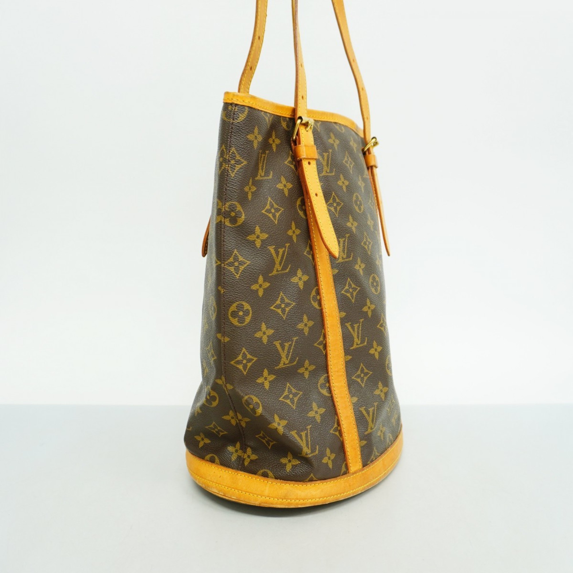 ルイ・ヴィトン(Louis Vuitton) ルイ・ヴィトン トートバッグ モノグラム バケットGM M42236 ブラウンレディース