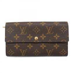 ルイ・ヴィトン(Louis Vuitton) ルイ・ヴィトン 長財布 モノグラム ポルトモネクレディ M61726 ブラウンレディース