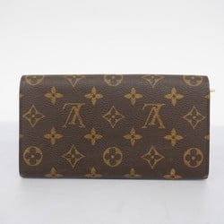 ルイ・ヴィトン(Louis Vuitton) ルイ・ヴィトン 長財布 モノグラム ポルトモネクレディ M61726 ブラウンレディース