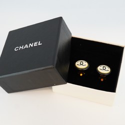 シャネル(Chanel) シャネル イヤリング  ココマーク  サークル GPメッキ ゴールド ブラック ホワイトレディース