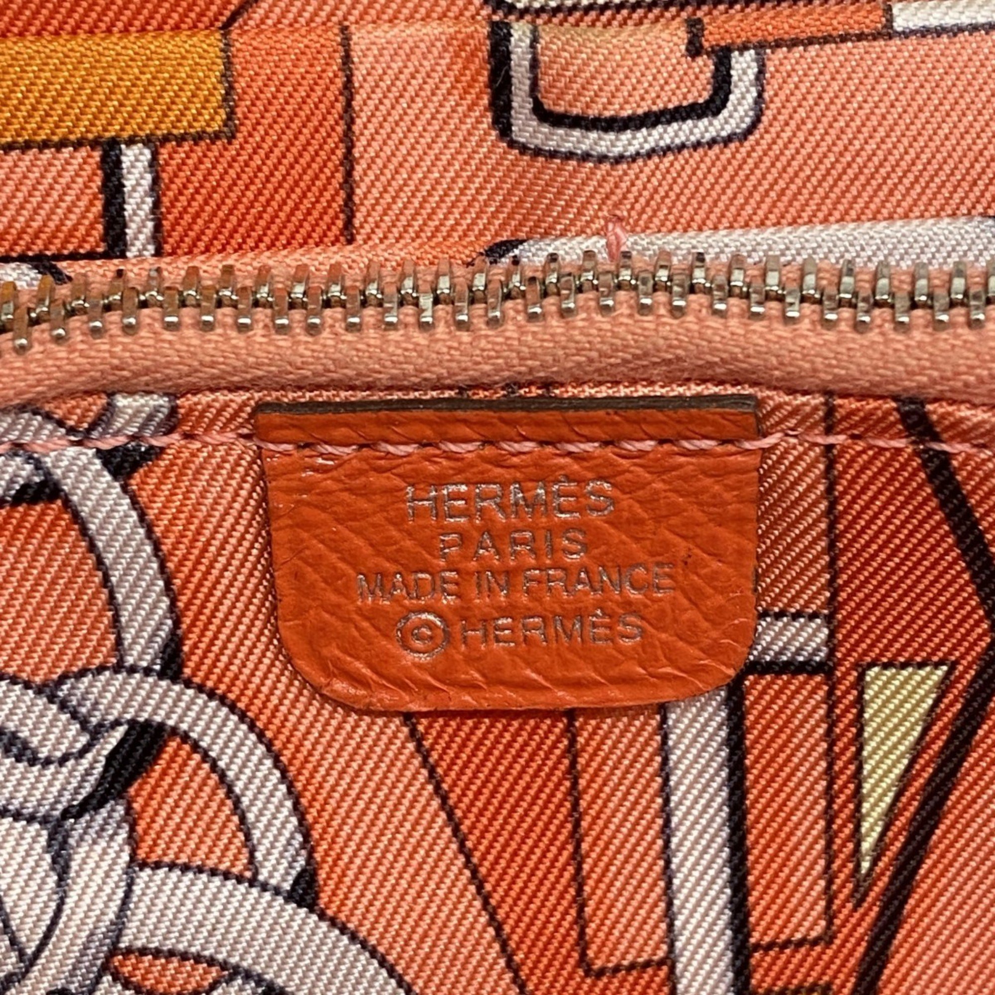 エルメス(Hermes) エルメス 長財布 アザップロングシルクイン ヴォーエプソン ブーゲンビリア  A刻印レディース