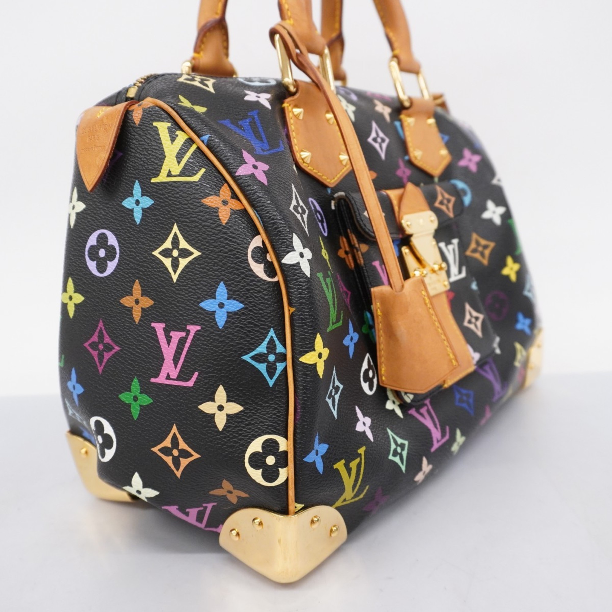 ルイ・ヴィトン(Louis Vuitton) ルイ・ヴィトン ハンドバッグ モノグラム・マルチカラー スピーディ30 M92642 ノワールレディース