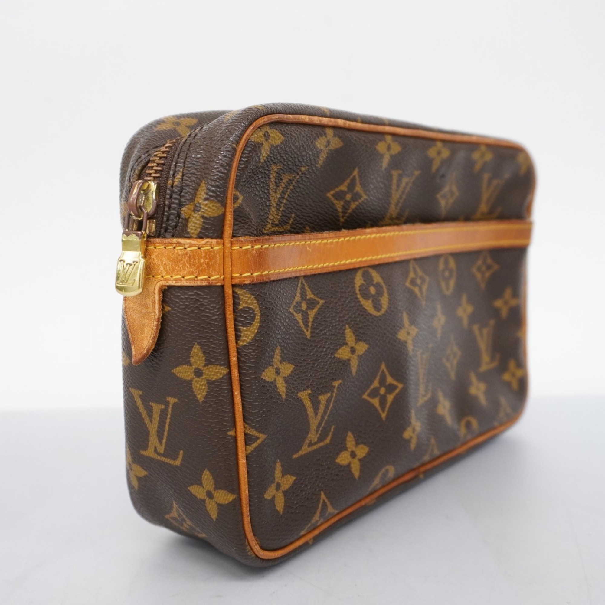 ルイ・ヴィトン(Louis Vuitton) ルイ・ヴィトン クラッチバッグ モノグラム コンピエーニュ23 M51847 ブラウンレディース