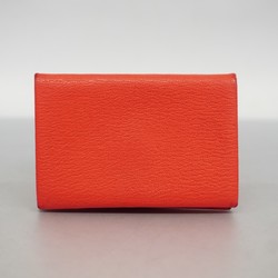 エルメス(Hermes) エルメス 名刺入れ・カードケース カルヴィヴェルソ シェーブル ローズテキサス ケブラコ  Y刻印レディース