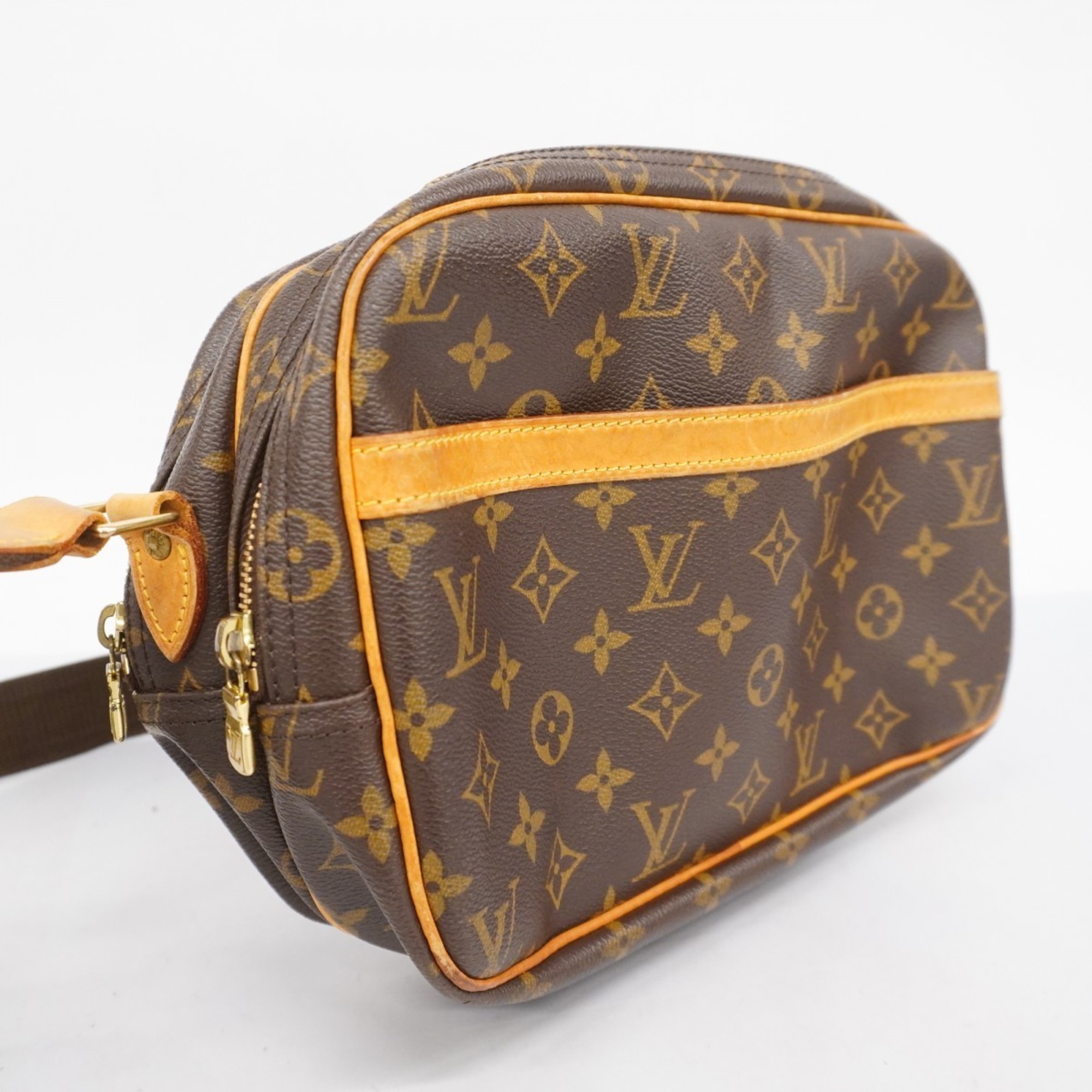 ルイ・ヴィトン(Louis Vuitton) ルイ・ヴィトン ショルダーバッグ モノグラム リポーターPM M45254 ブラウンレディース