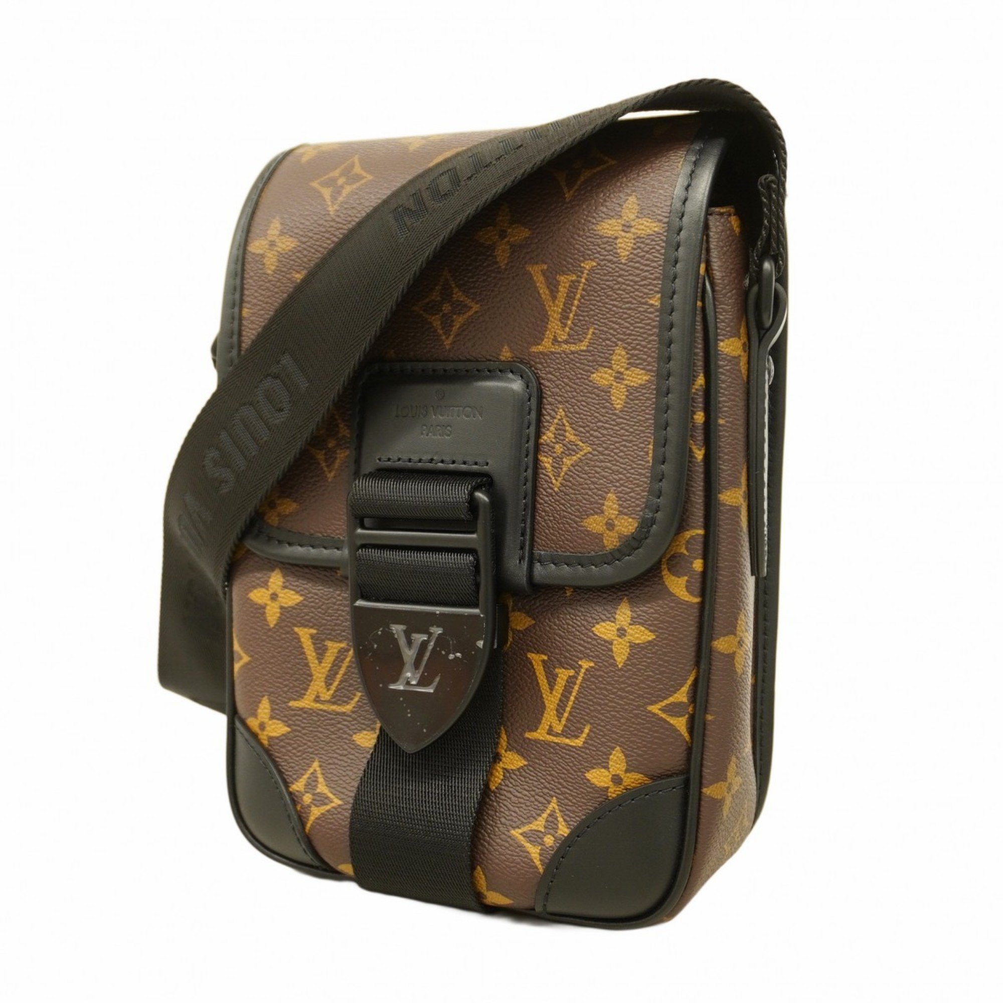 ルイ・ヴィトン(Louis Vuitton) ルイ・ヴィトン ショルダーバッグ モノグラム・マカサー アーチー M46442 ブラウン ノワールメンズ