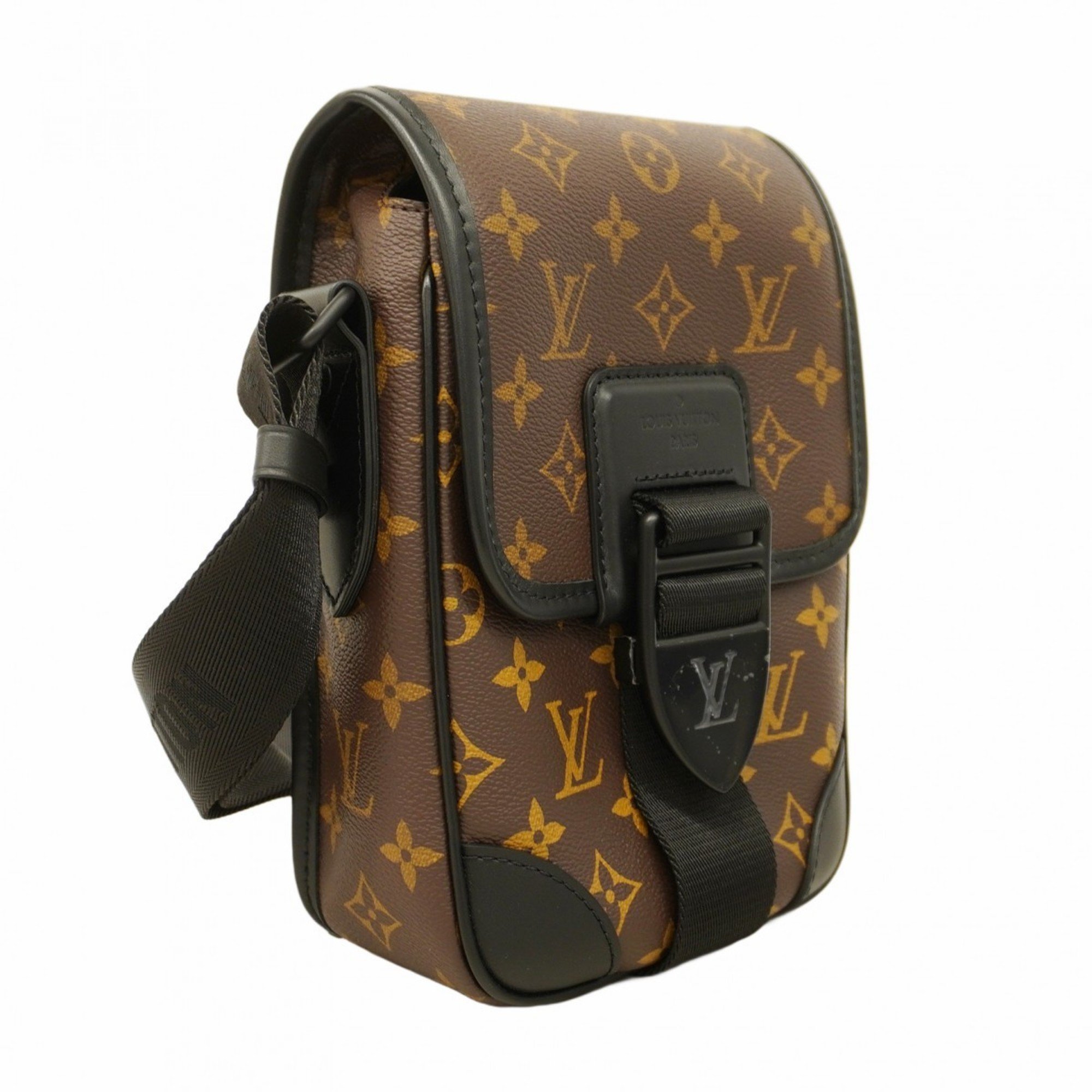 ルイ・ヴィトン(Louis Vuitton) ルイ・ヴィトン ショルダーバッグ モノグラム・マカサー アーチー M46442 ブラウン ノワールメンズ