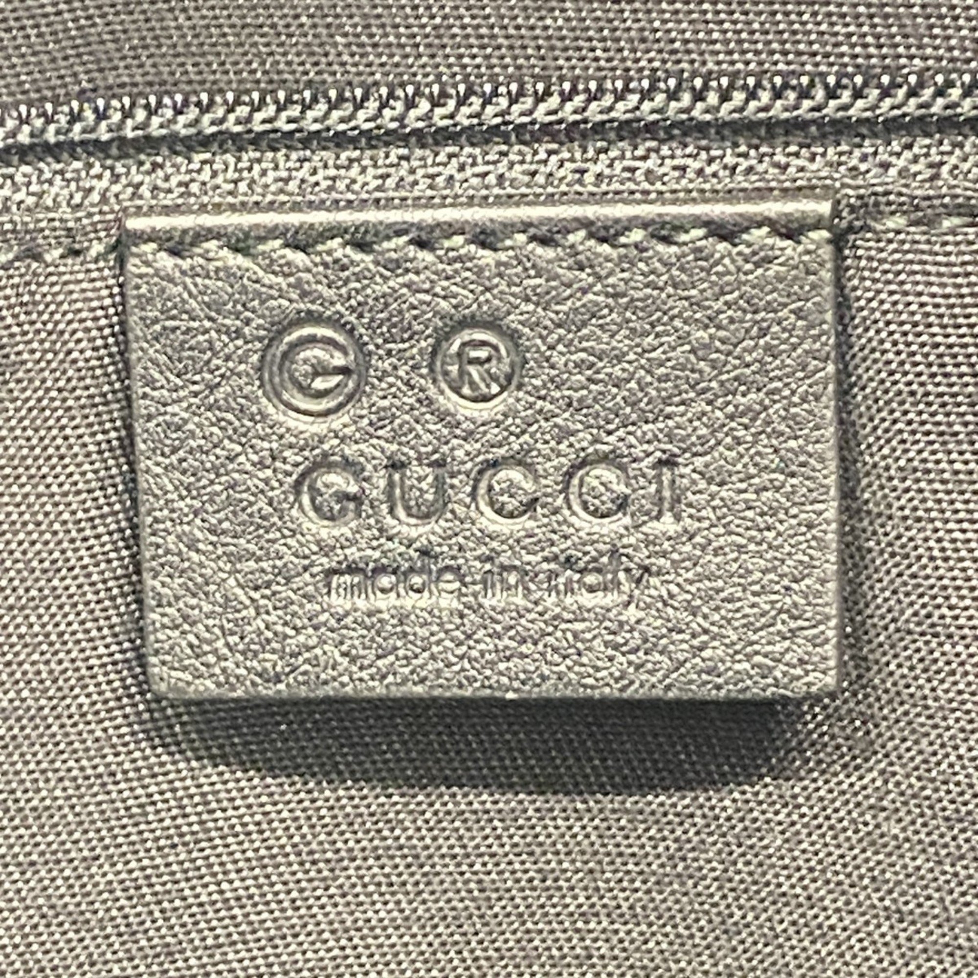 グッチ(Gucci) グッチ ショルダーバッグ バンブー グッチシマ 355774 レザー ブラック レディース