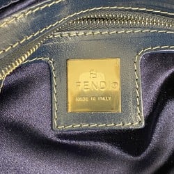 フェンディ(Fendi) フェンディ ショルダーバッグ ズッキーノ ナイロンキャンバス ネイビー レディース