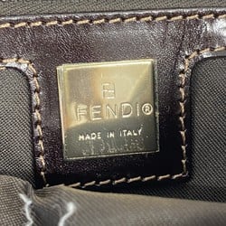 フェンディ(Fendi) フェンディ ハンドバッグ ズッカ マンマバケット キャンバス ベージュ ブラウン レディース