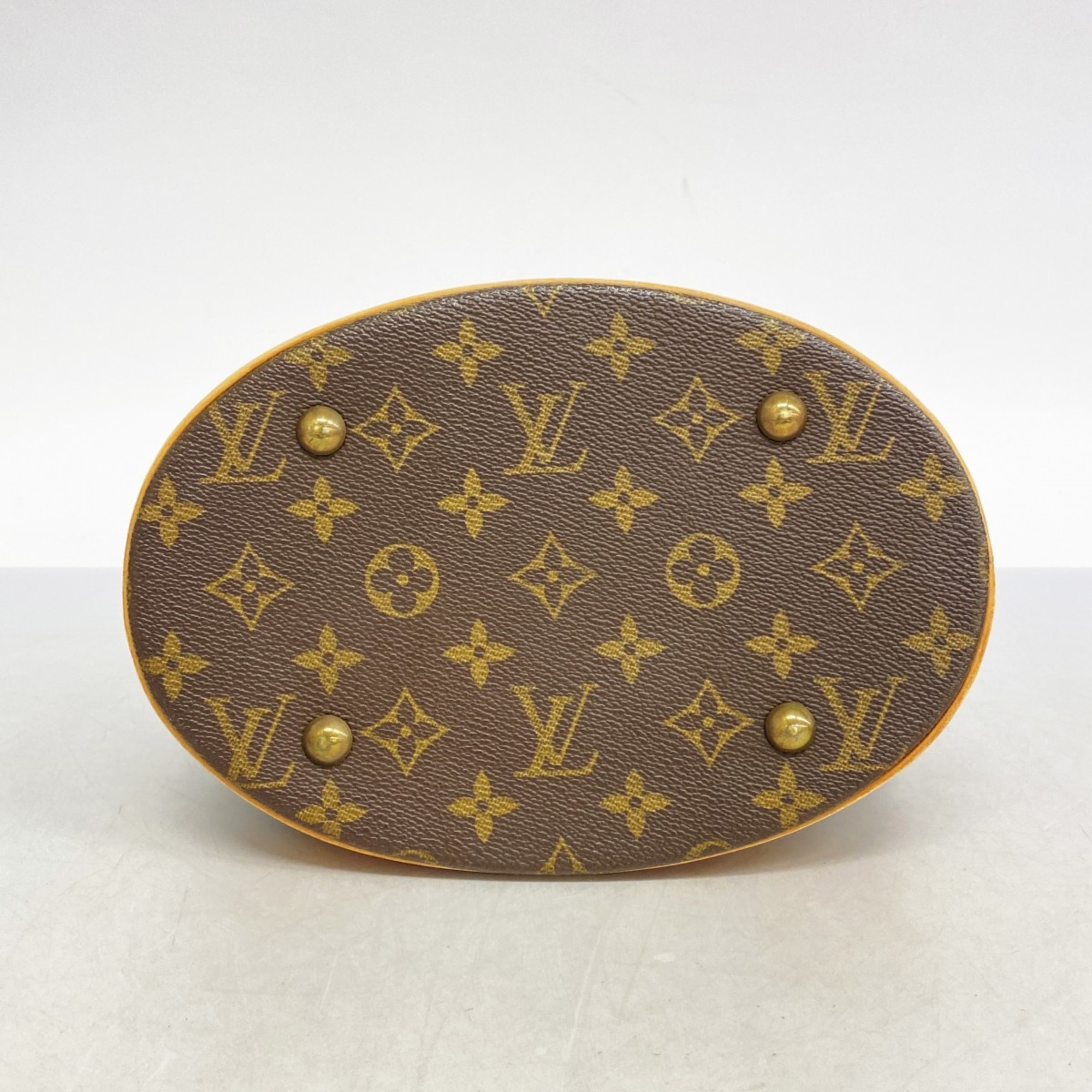 ルイ・ヴィトン(Louis Vuitton) ルイ・ヴィトン トートバッグ モノグラム バケットPM M42238 ブラウンレディース