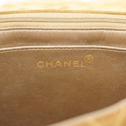 シャネル(Chanel) シャネル ショルダーバッグ マトラッセ スウェード ブラウン レディース