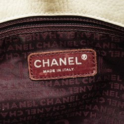 シャネル(Chanel) シャネル ハンドバッグ レザー ホワイト レディース