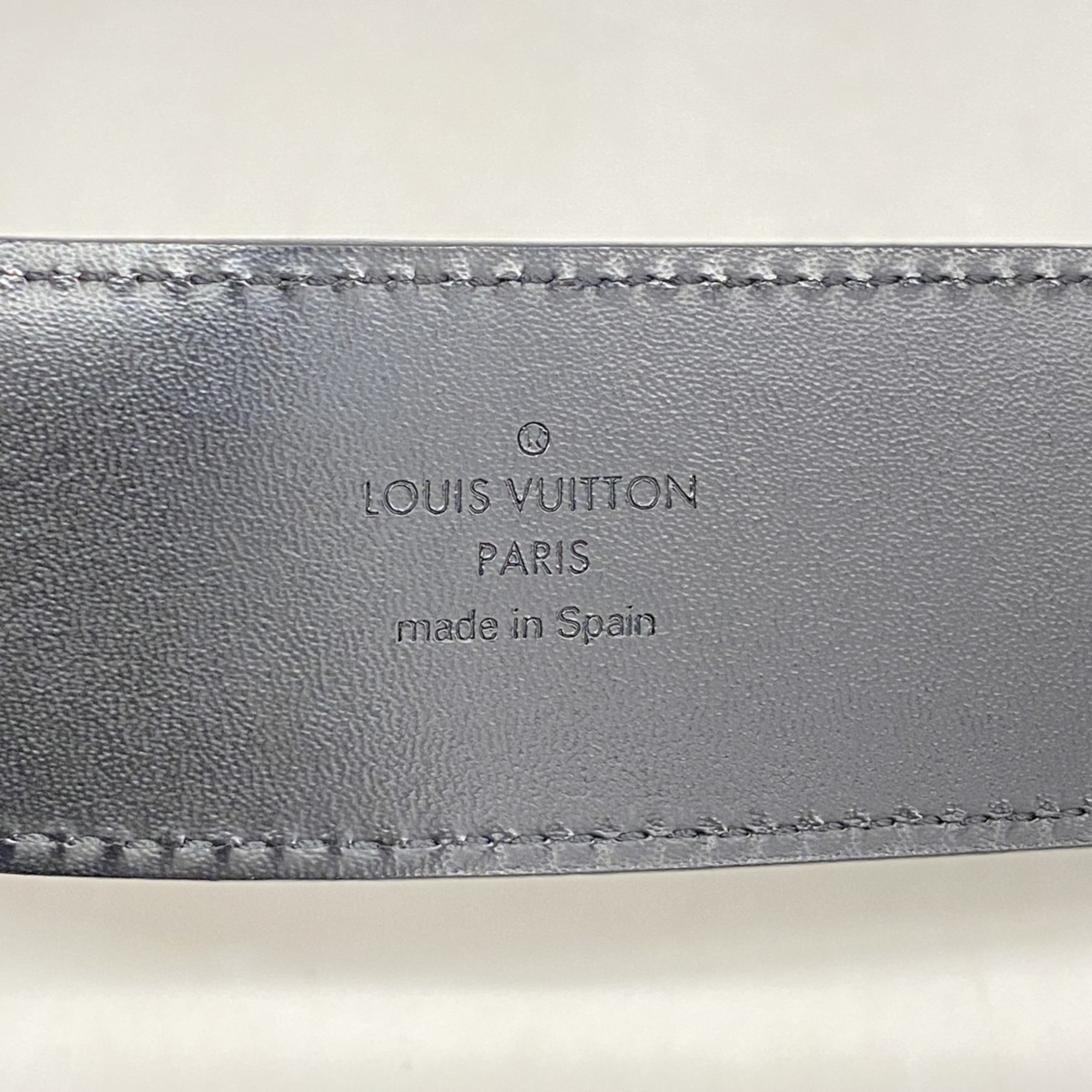 ルイ・ヴィトン(Louis Vuitton) ルイ・ヴィトン ベルト マイクロダミエ サンチュールLVイニシャル M6875 ノワールメンズ