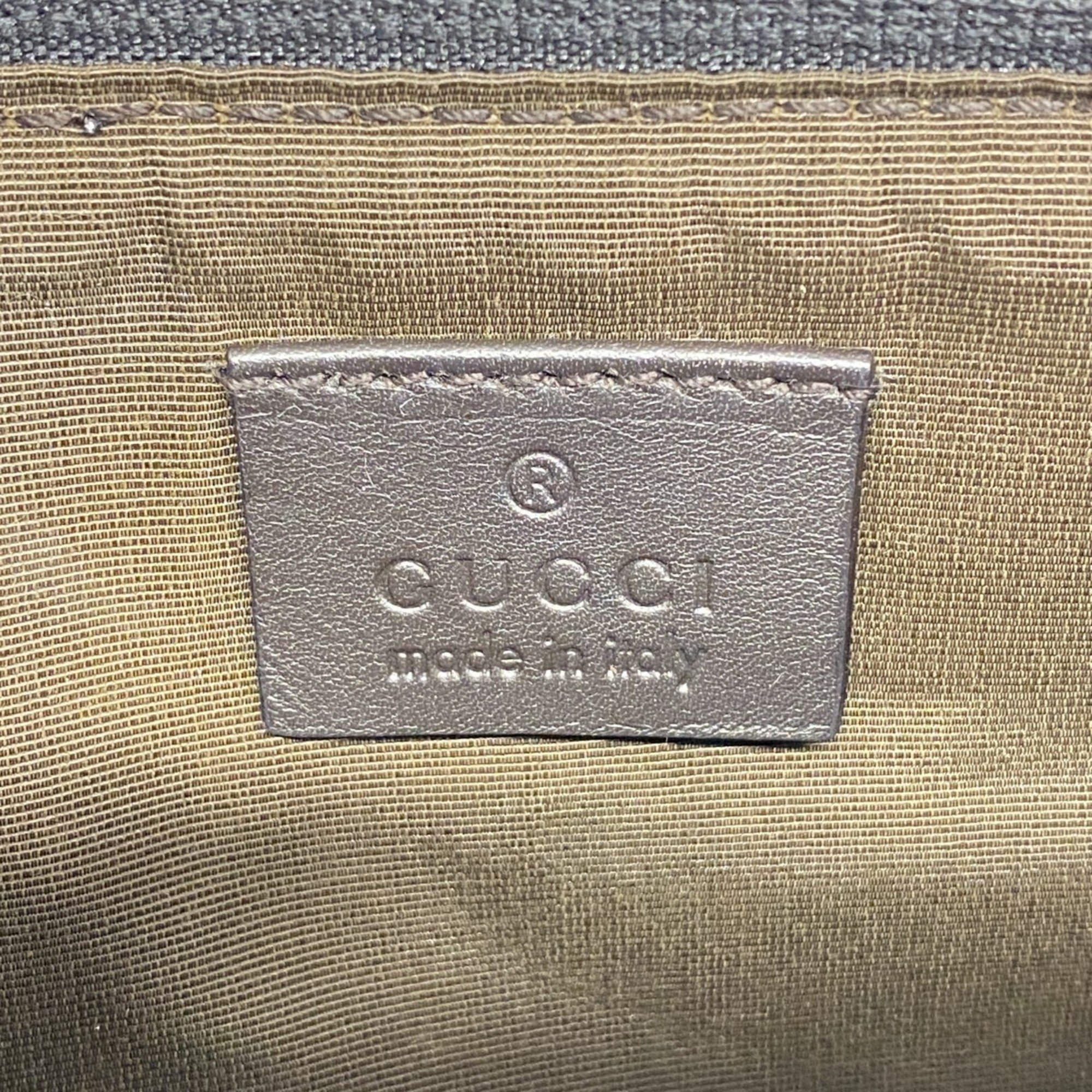 グッチ(Gucci) グッチ ポーチ 01798 デニム ブラウン レディース