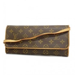 ルイ・ヴィトン(Louis Vuitton) ルイ・ヴィトン ショルダーバッグ モノグラム ポシェットツインGM M51852 ブラウンレディース