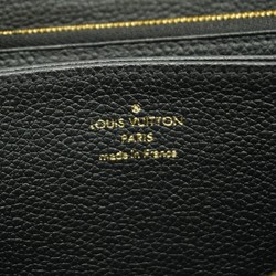 ルイ・ヴィトン(Louis Vuitton) ルイ・ヴィトン 長財布 モノグラム・アンプラント バイカラー ジッピーウォレット M80481 ブラック ベージュレディース