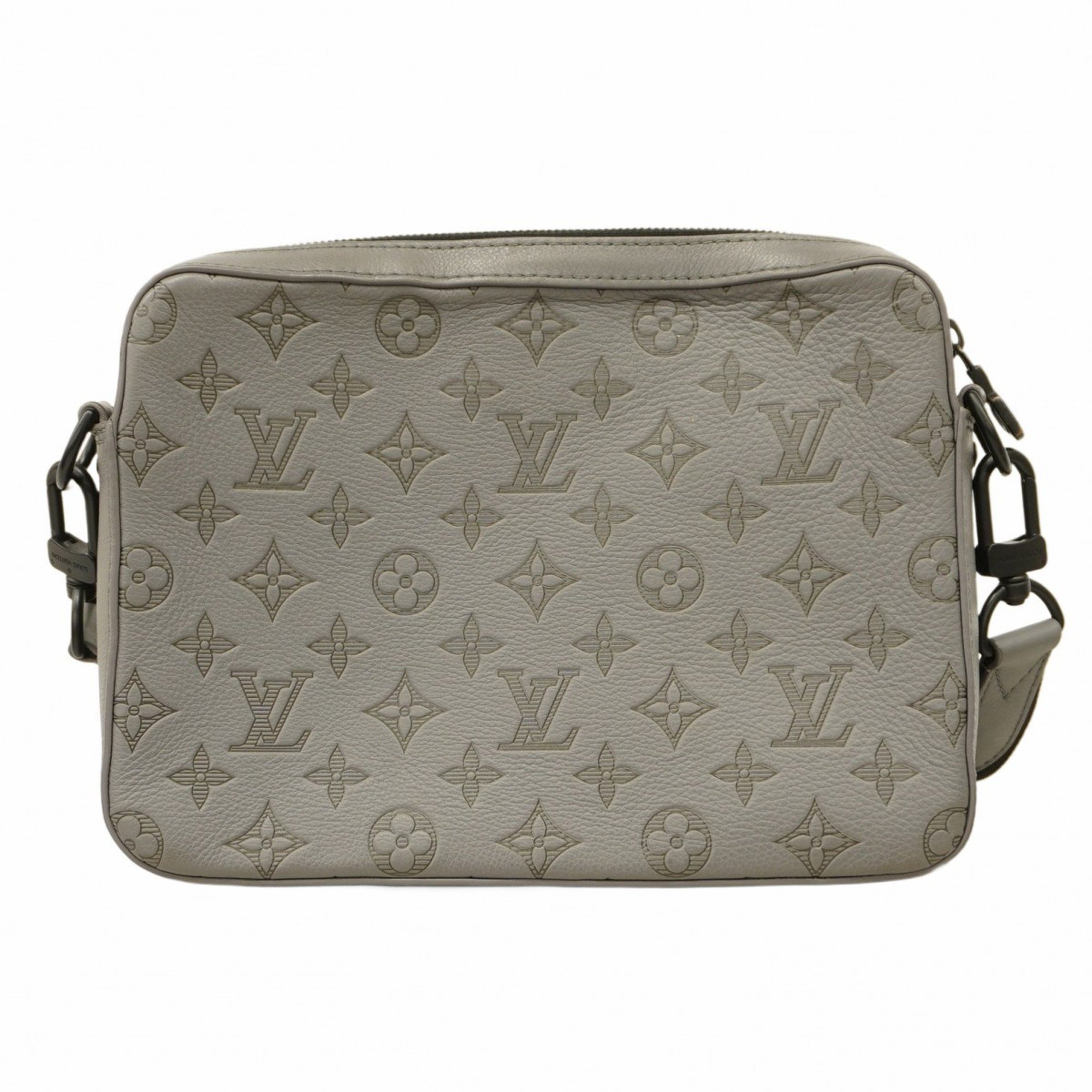 ルイ・ヴィトン(Louis Vuitton) ルイ・ヴィトン ショルダーバッグ モノグラム・シャドウ トリオ M46603 グレー ブラックメンズ