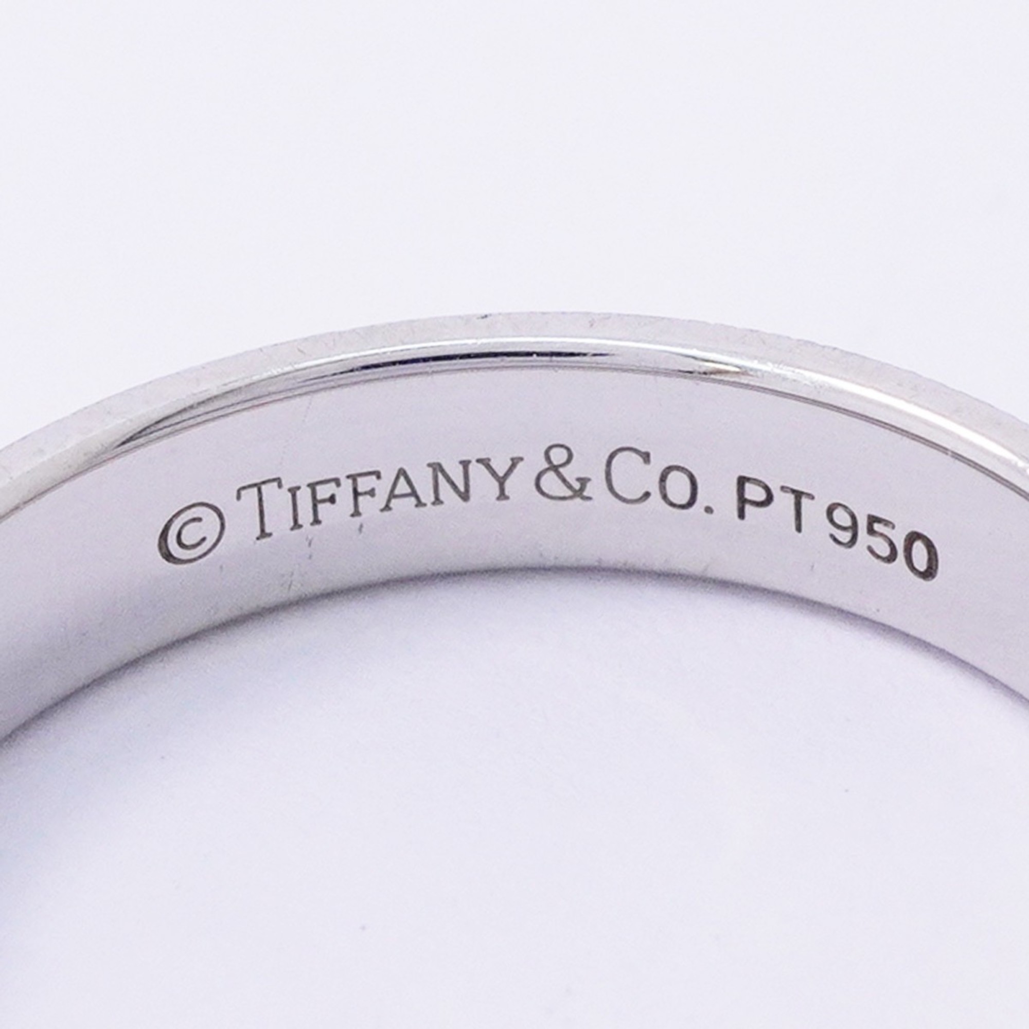 ティファニー(Tiffany) ティファニー リング ミルグレイン Pt950 プラチナ 15号レディース