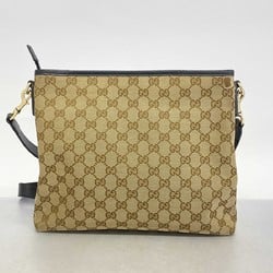 グッチ(Gucci) グッチ ショルダーバッグ GGキャンバス シェリーライン 388926 キャンバス ベージュ ブラック レディース