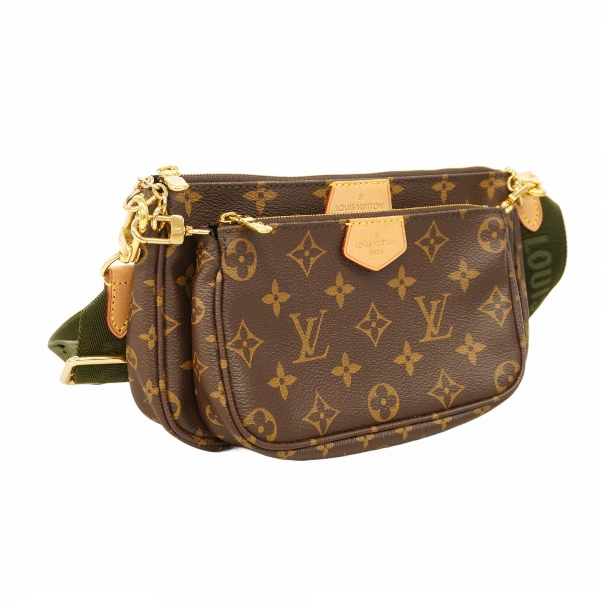 ルイ・ヴィトン(Louis Vuitton) ルイ・ヴィトン ショルダーバッグ モノグラム ミュルティポシェットアクセソワール Ｍ44813 ブラウン カーキレディース