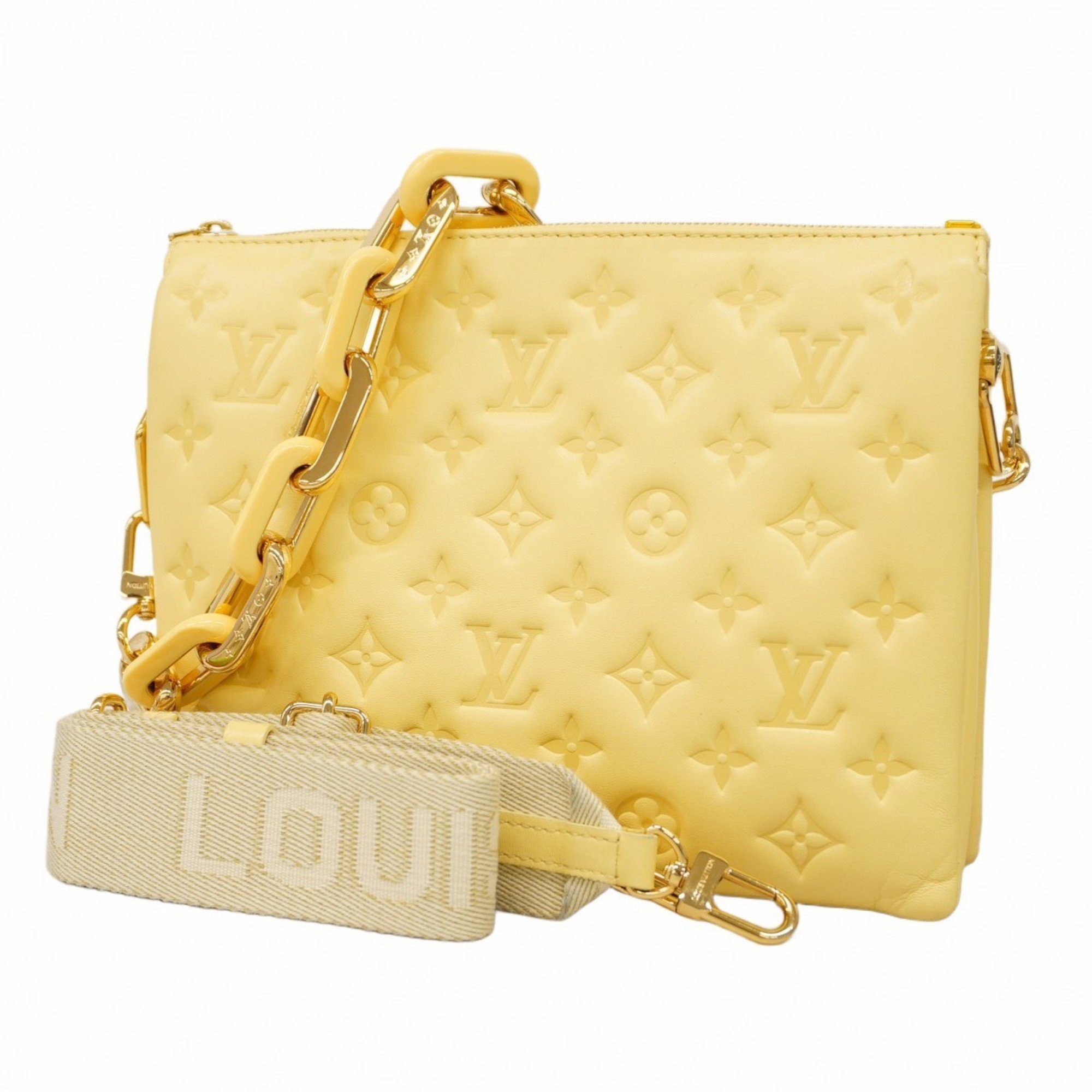 ルイ・ヴィトン(Louis Vuitton) ルイ・ヴィトン ショルダーバッグ クッサンPM M25112 イエローレディース