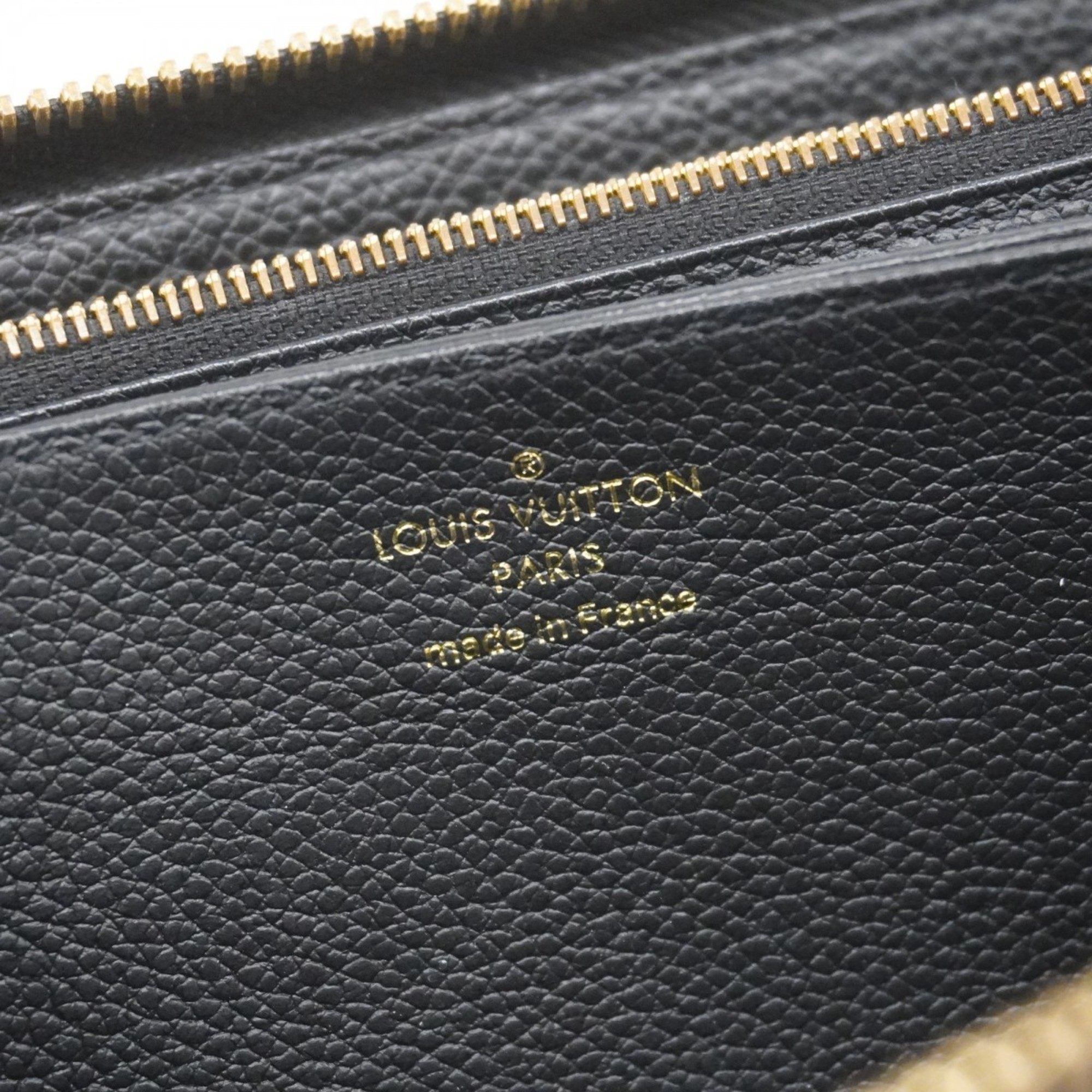 ルイ・ヴィトン(Louis Vuitton) ルイ・ヴィトン 長財布 モノグラム・アンプラント ジッピーウォレット M60571 ノワールレディース