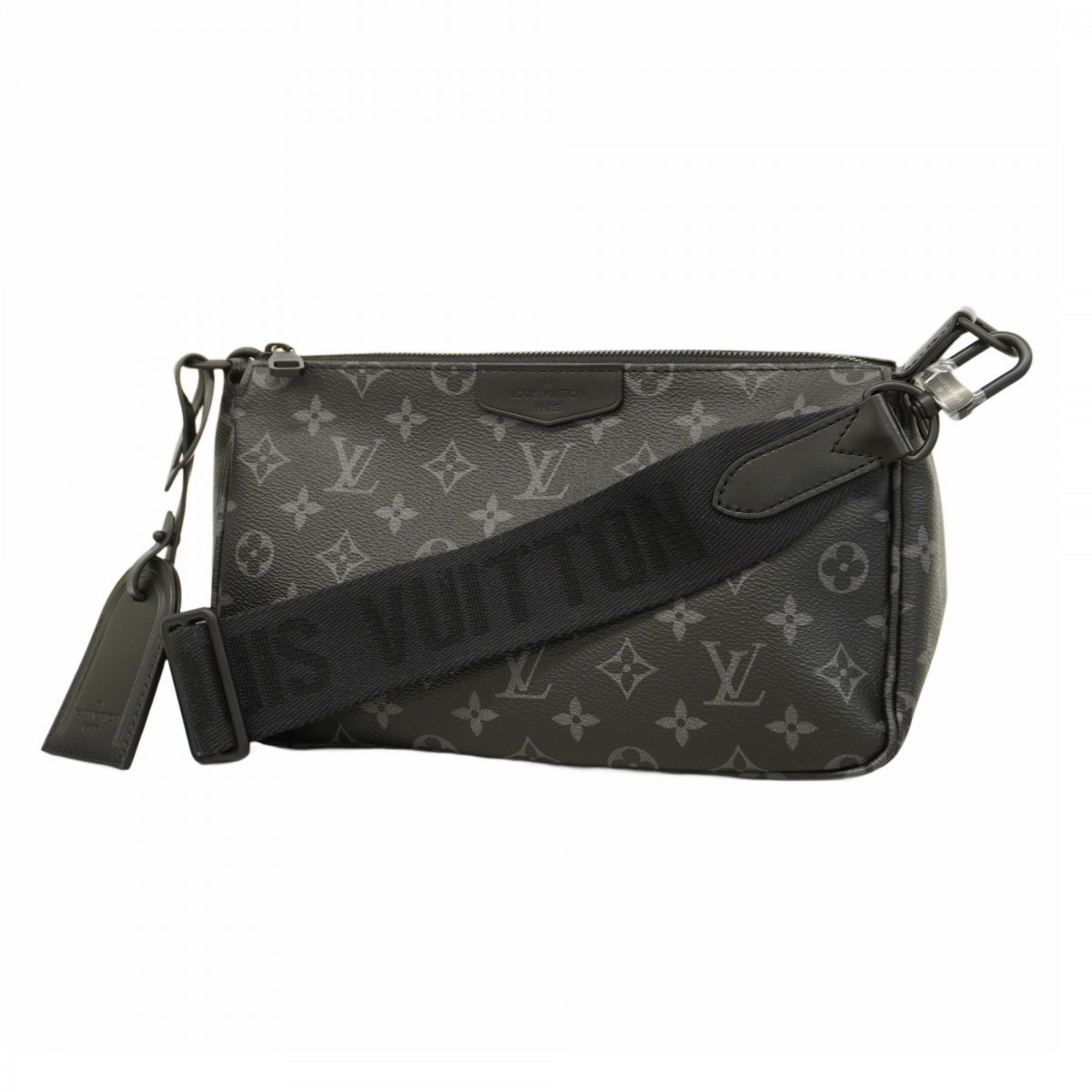 ルイ・ヴィトン(Louis Vuitton) ルイ・ヴィトン ショルダーバッグ モノグラム・エクリプス ポシェットアクセソワール XL M11741 ブラックメンズ