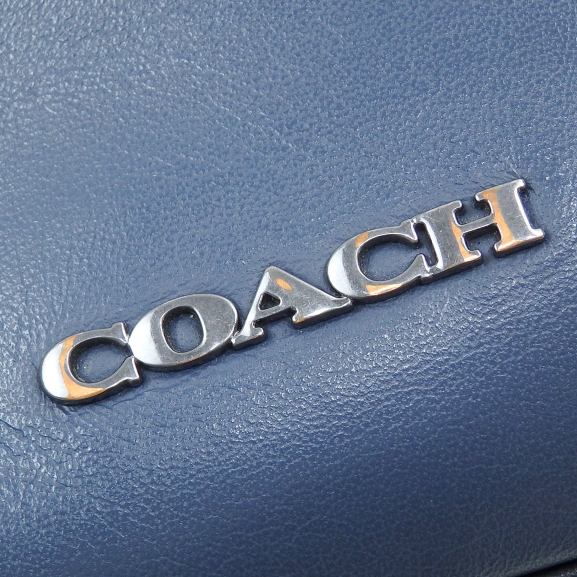 コーチ(Coach) メンズ,レディース レザー リュックサック ブルー