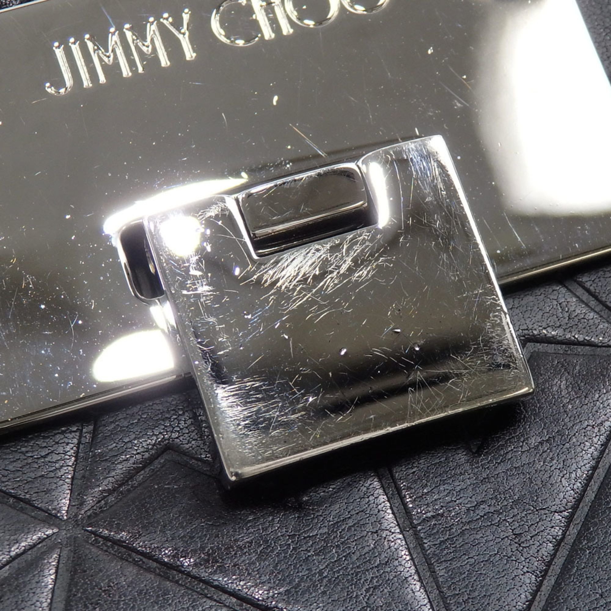 ジミーチュウ(Jimmy Choo) レディース レザー ハンドバッグ ブラック