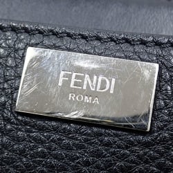 フェンディ(Fendi) レディース レザー ハンドバッグ ブラック