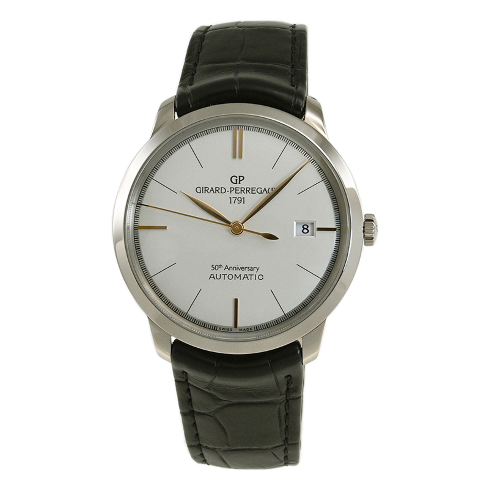 ジラール・ペルゴ(Girard-Perregaux) 自動巻き ホワイトゴールド(WG) メンズ 腕時計 49525-53-134-BB60