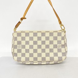 ルイ・ヴィトン(Louis Vuitton) ルイ・ヴィトン ポーチ ダミエ・アズール ポシェットアクセソワール N41207  ホワイトレディース